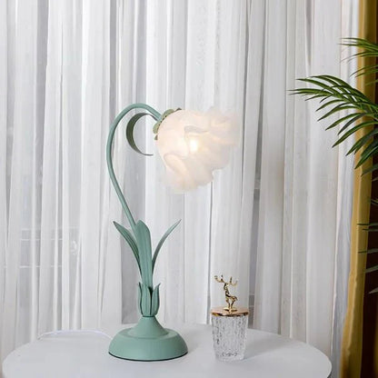 Vintage Bloem Tafellamp Verstelbare Arm - Bartolomeo