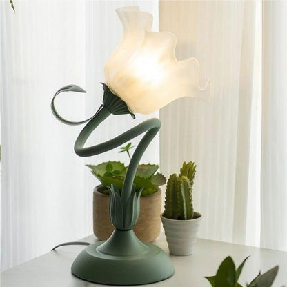 Vintage Bloem Tafellamp Verstelbare Arm - Bartolomeo