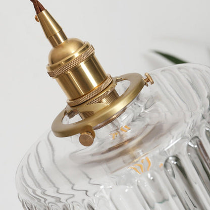 Vintage Glazen Hanglamp Verstelbaar - Ottilia Elegantie