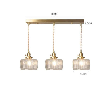 Vintage Glazen Hanglamp Verstelbaar - Ottilia Elegantie