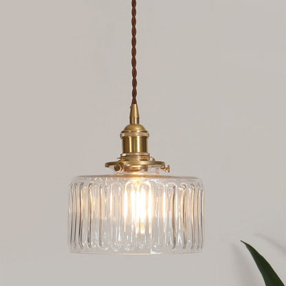 Vintage Glazen Hanglamp Verstelbaar - Ottilia Elegantie
