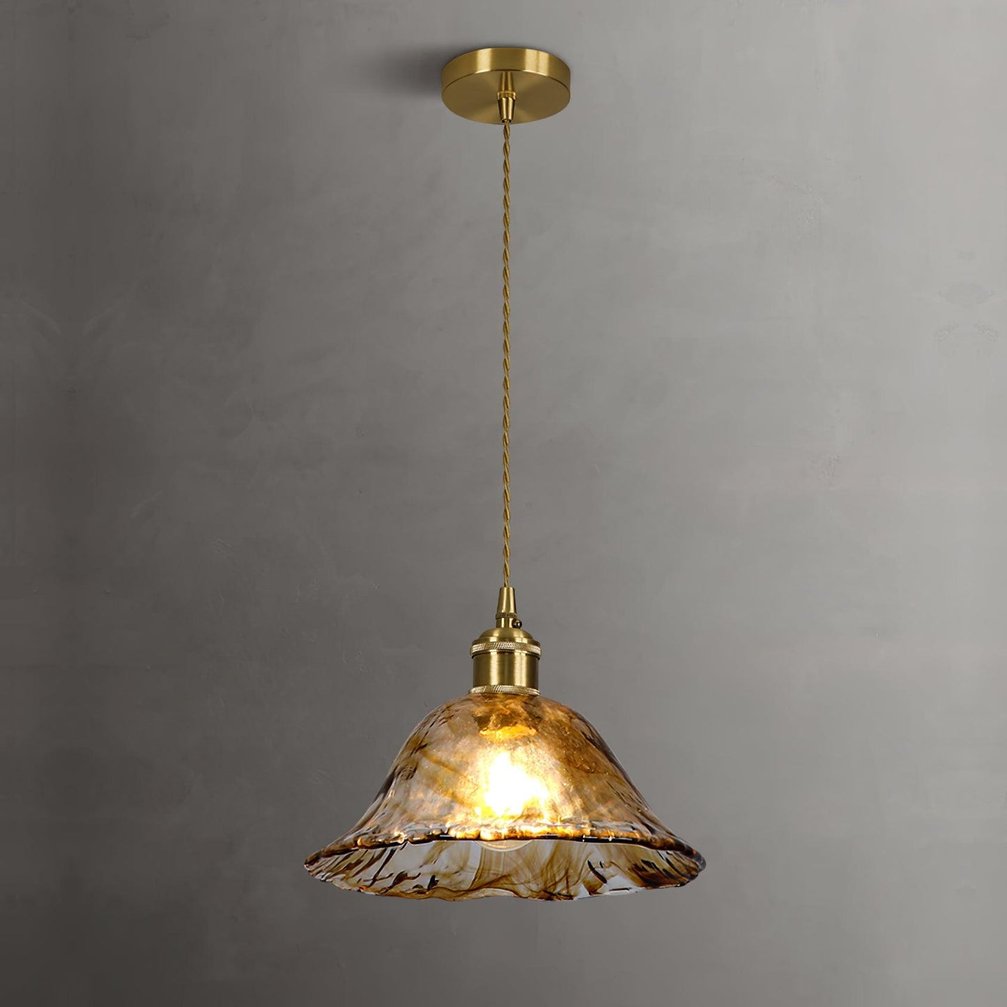 Vintage Hanglamp Glas - Elegantie Javier