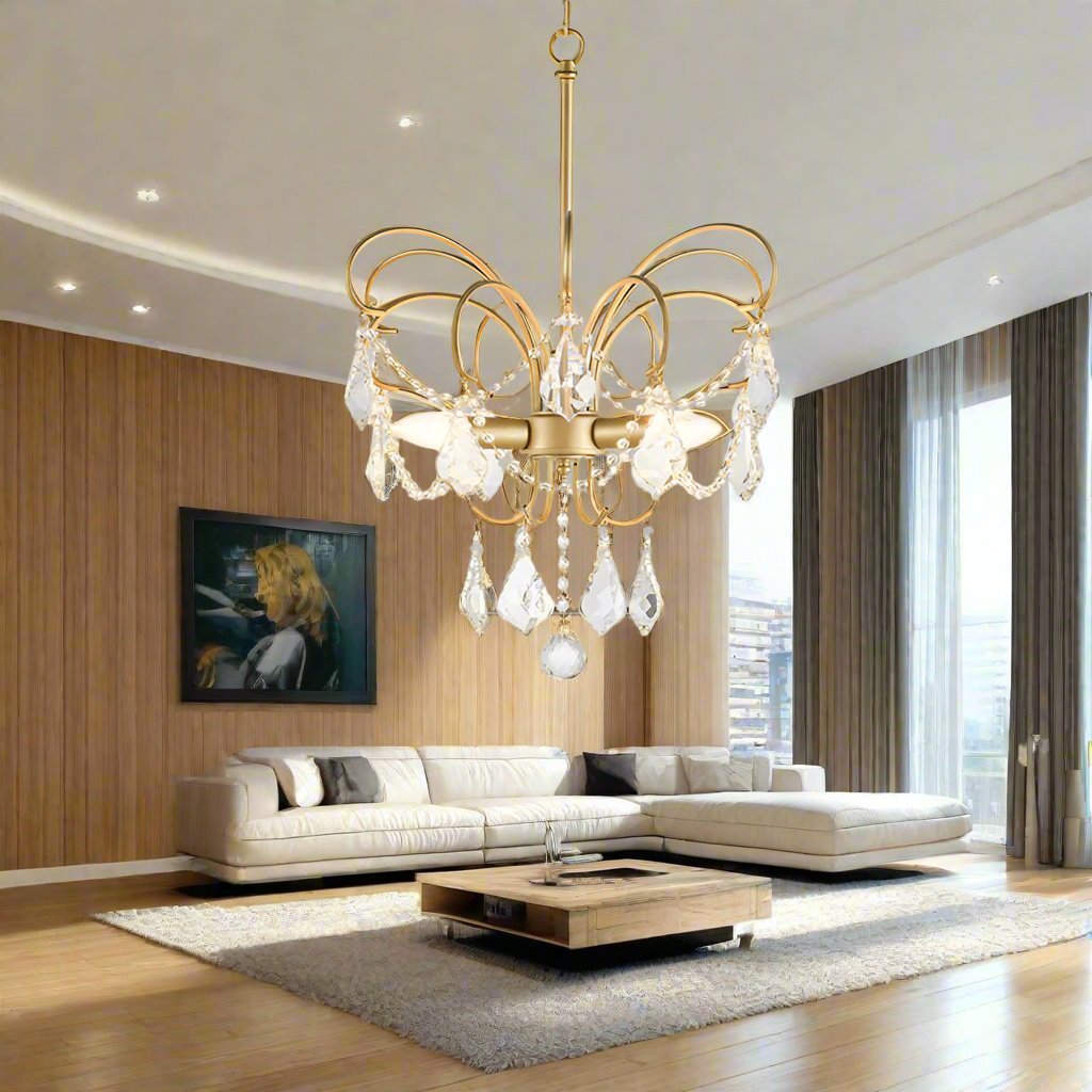 Vlindervormige Kroonluchter - Elegant Design Woonkamer