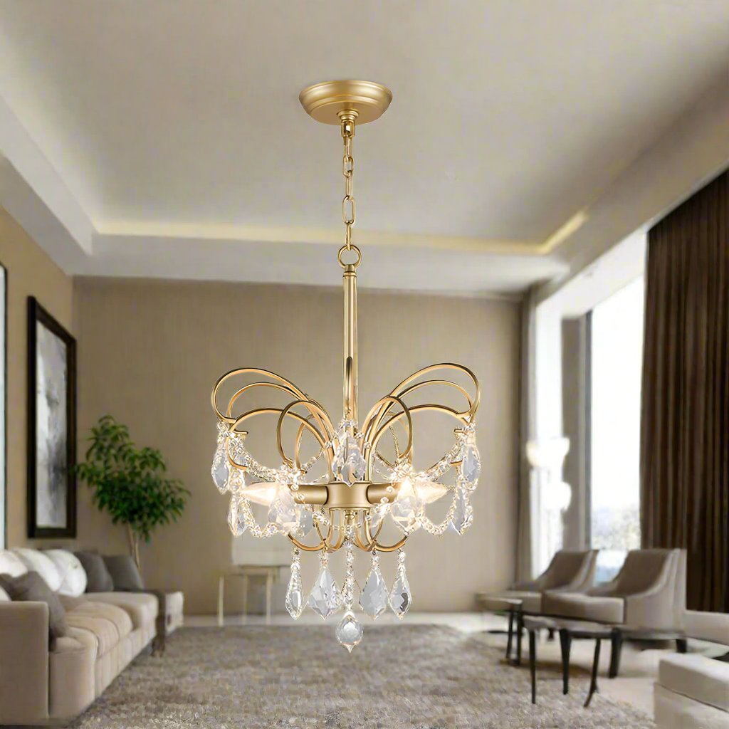 Vlindervormige Kroonluchter - Elegant Design Woonkamer