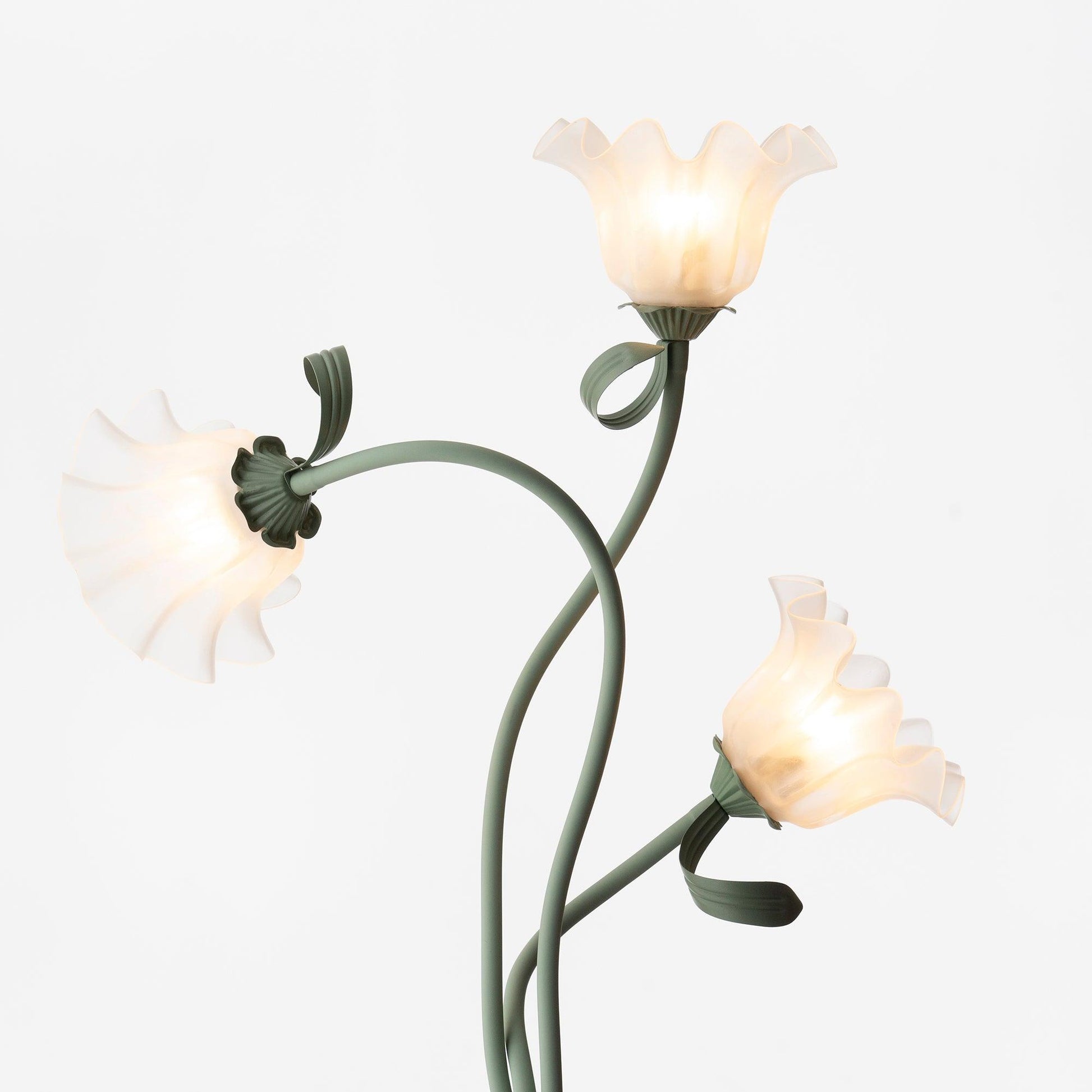 Vloerlamp met Bloemenpatroon - Uniek Design Armando