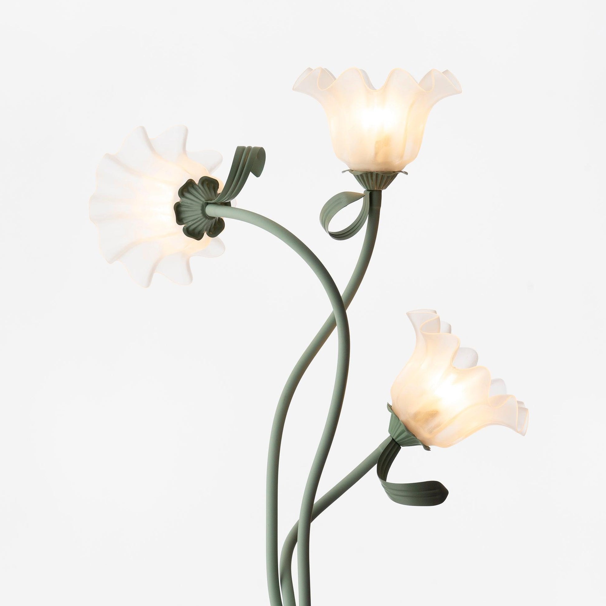 Vloerlamp met Bloemenpatroon - Uniek Design Armando