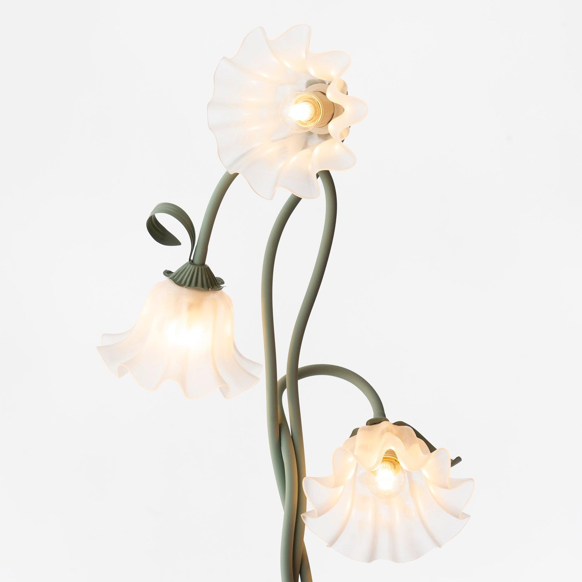 Vloerlamp met Bloemenpatroon - Uniek Design Armando
