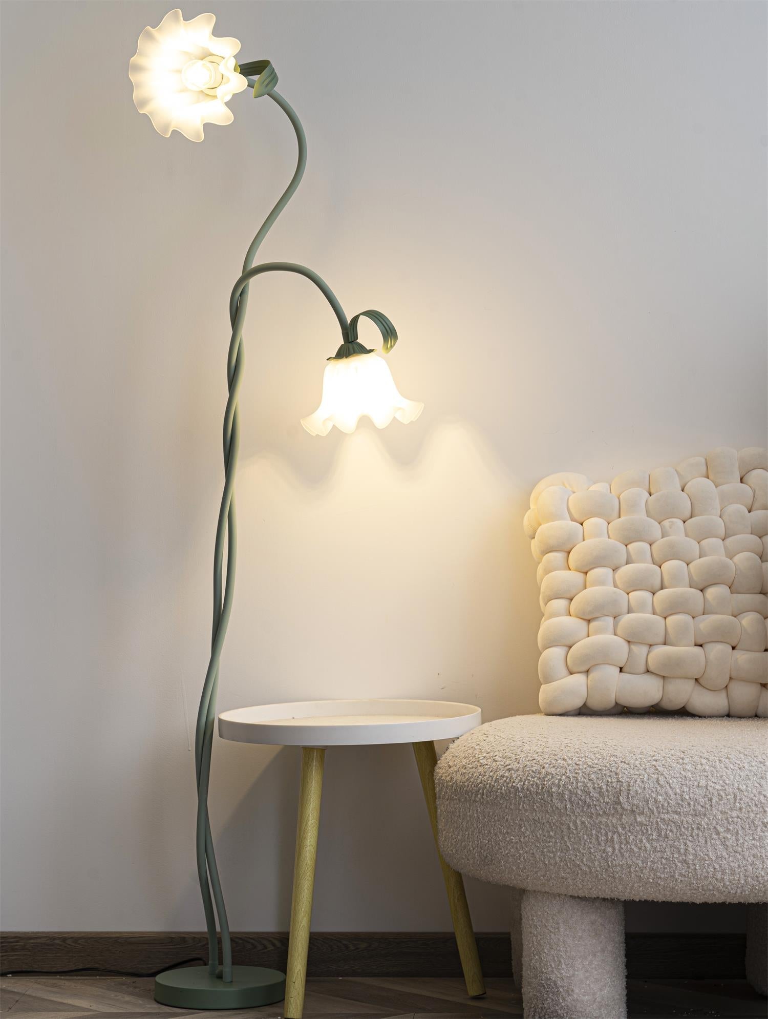Vloerlamp met Bloemenpatroon - Uniek Design Armando