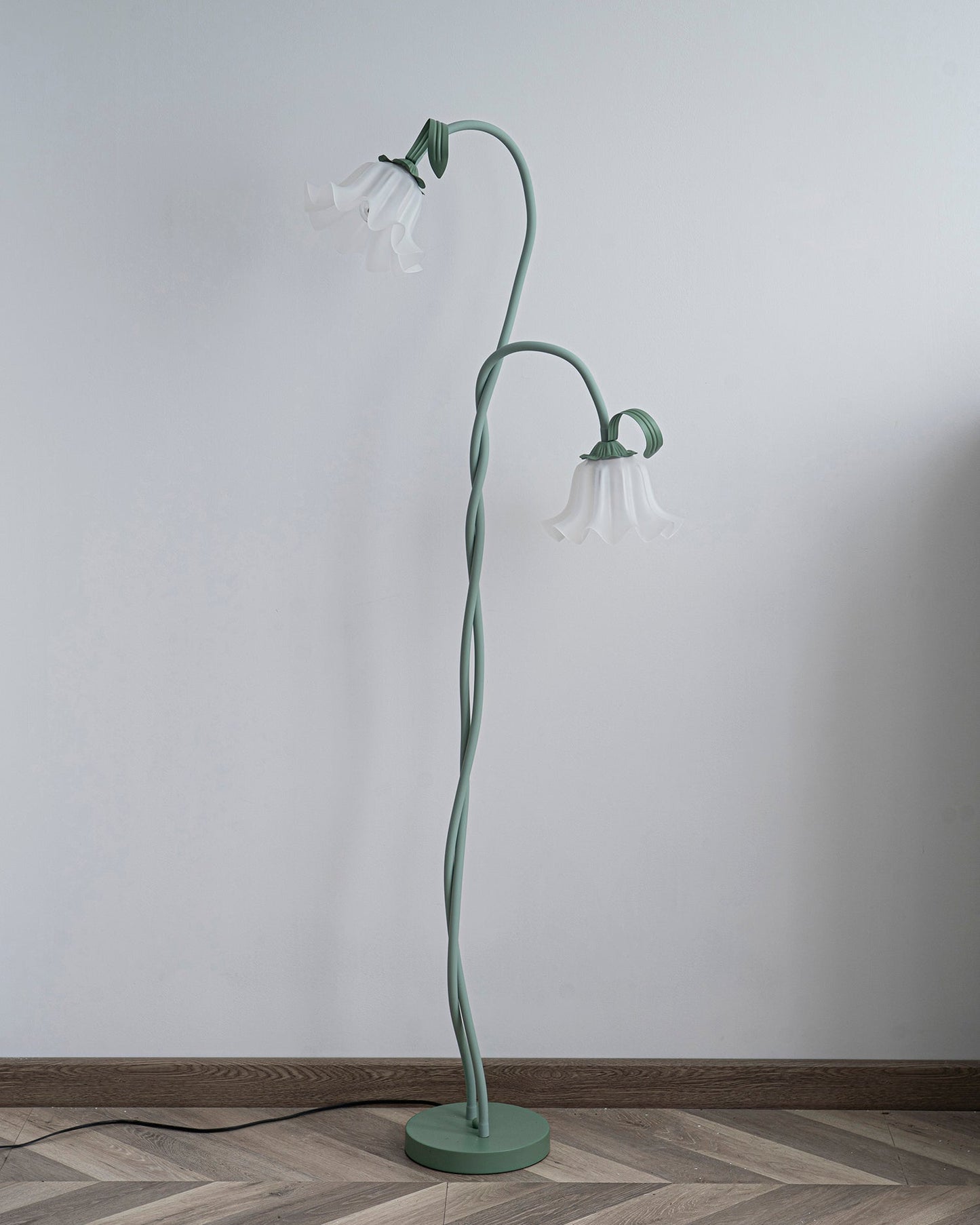 Vloerlamp met Bloemenpatroon - Uniek Design Armando
