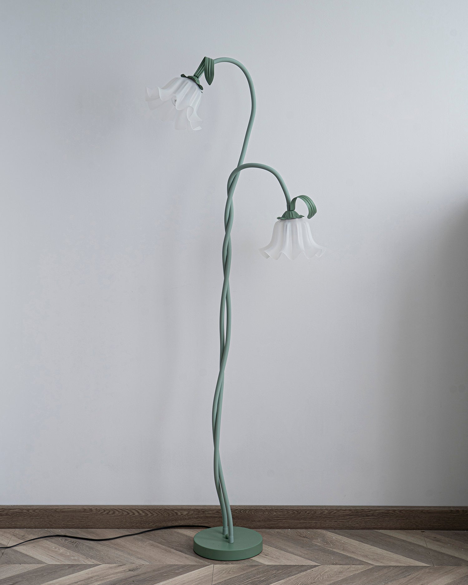 Vloerlamp met Bloemenpatroon - Uniek Design Armando