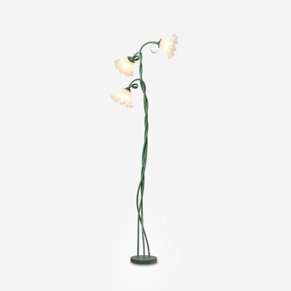 Vloerlamp met Bloemenpatroon - Uniek Design Armando