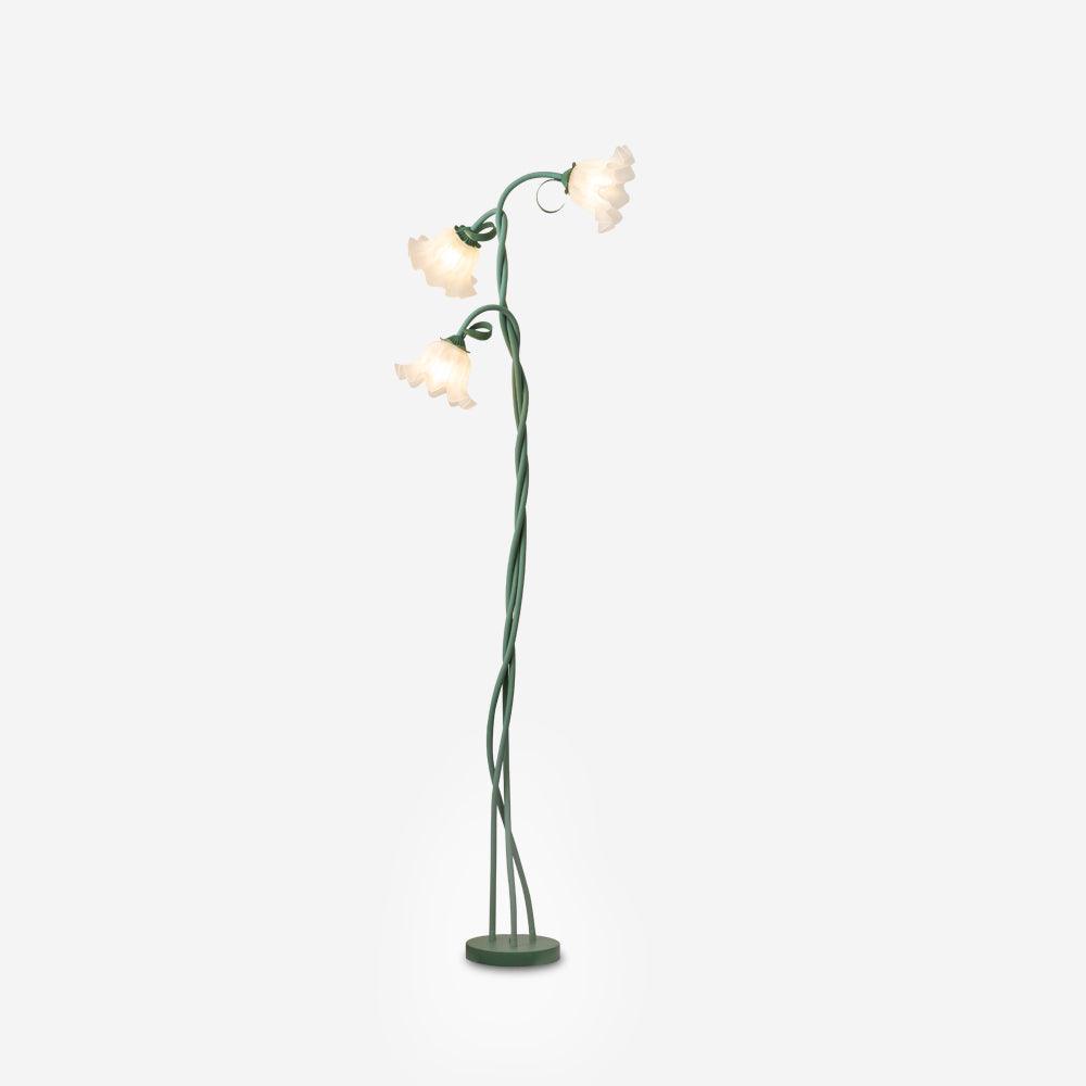 Vloerlamp met Bloemenpatroon - Uniek Design Armando