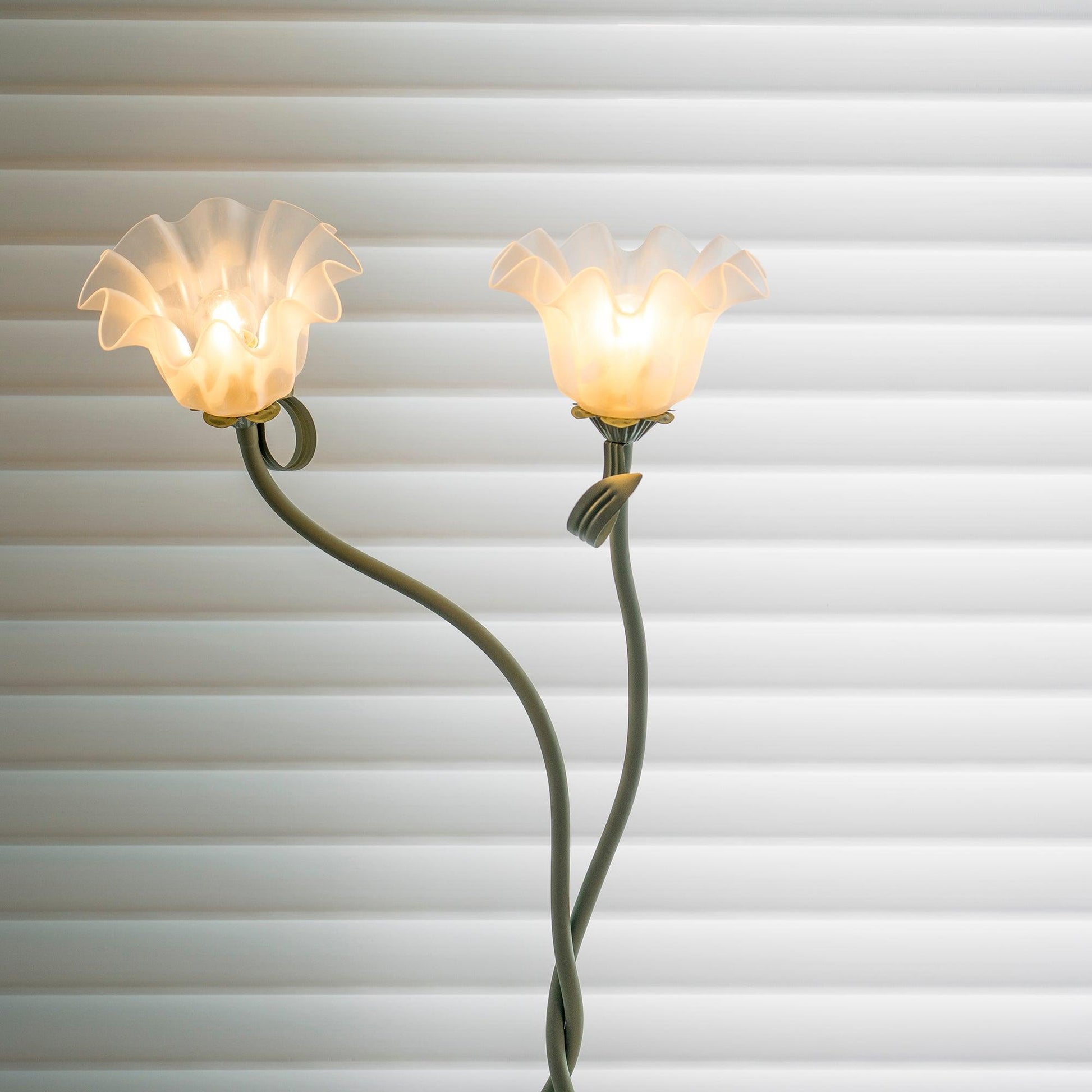 Vloerlamp met Bloemenpatroon - Uniek Design Armando