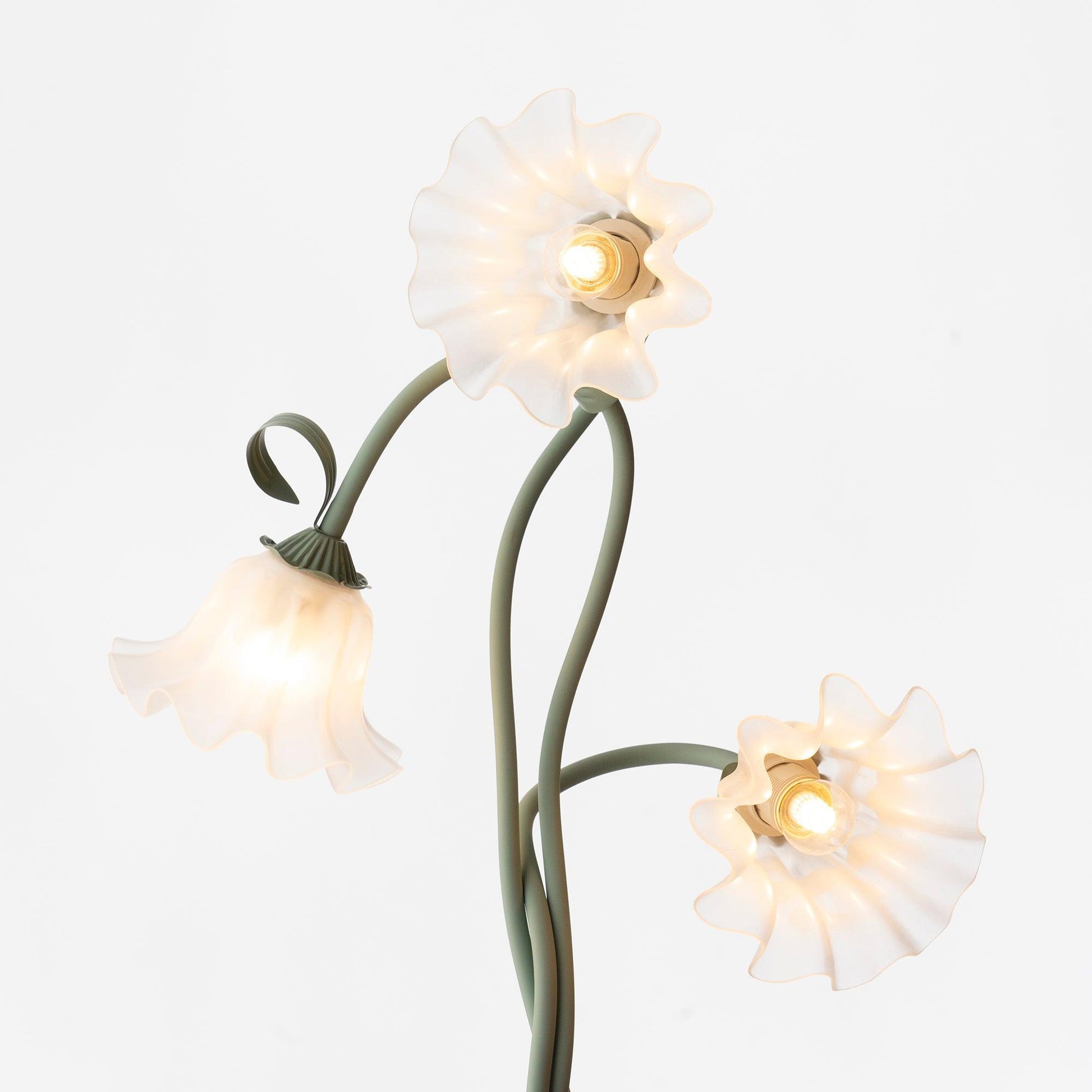 Vloerlamp met Bloemenpatroon - Uniek Design Armando