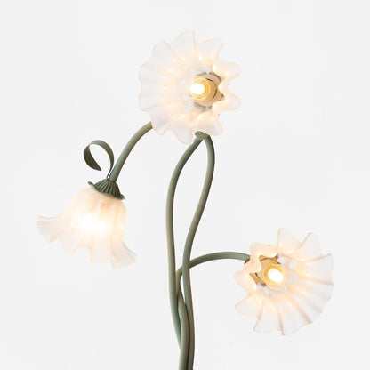 Vloerlamp met Bloemenpatroon - Uniek Design Armando