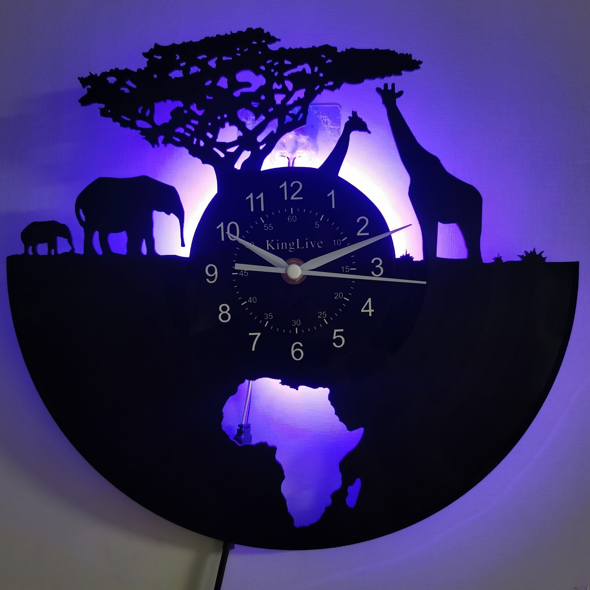 Wandklok Decoratie Stille Giraffe - Creatief Design Interieur