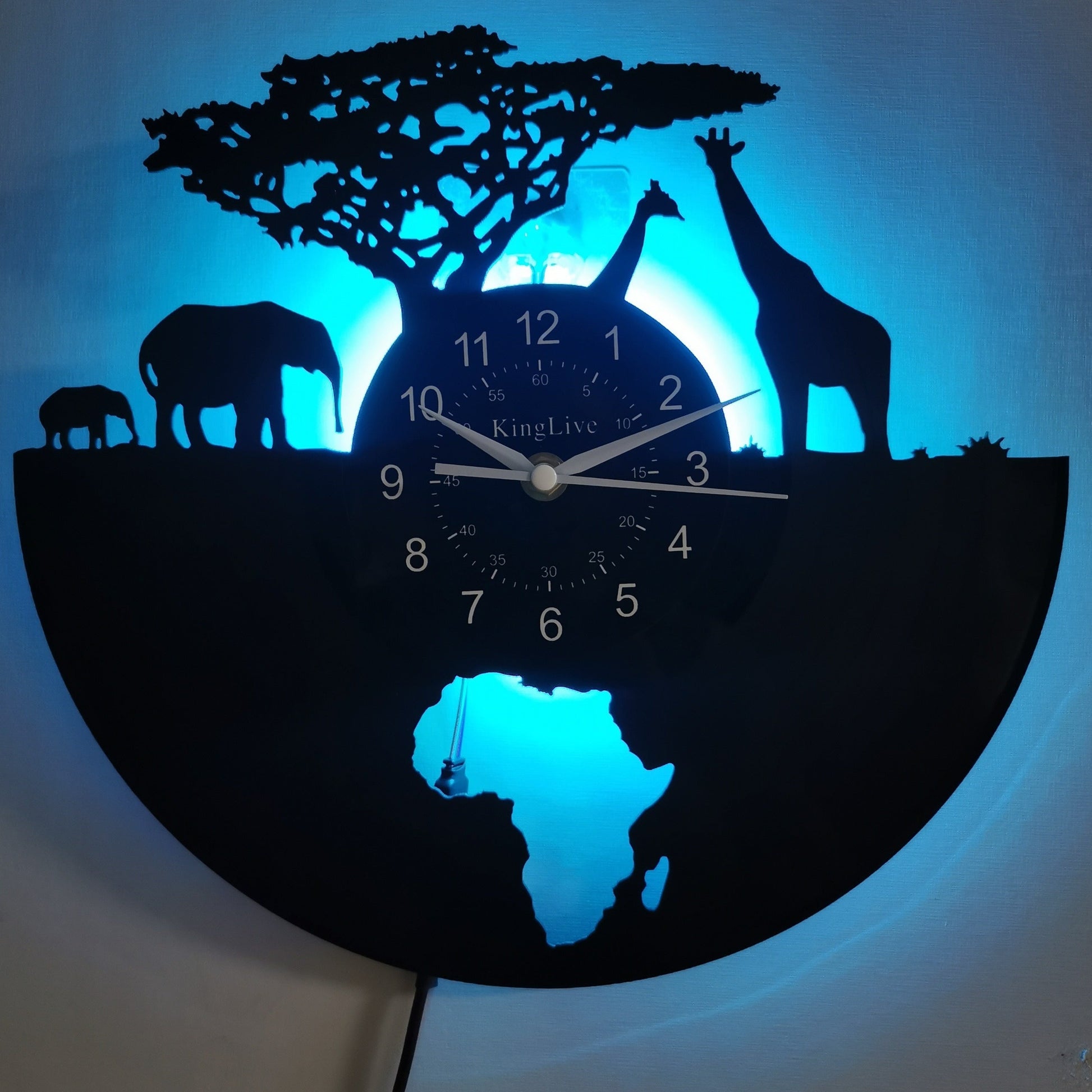 Wandklok Decoratie Stille Giraffe - Creatief Design Interieur