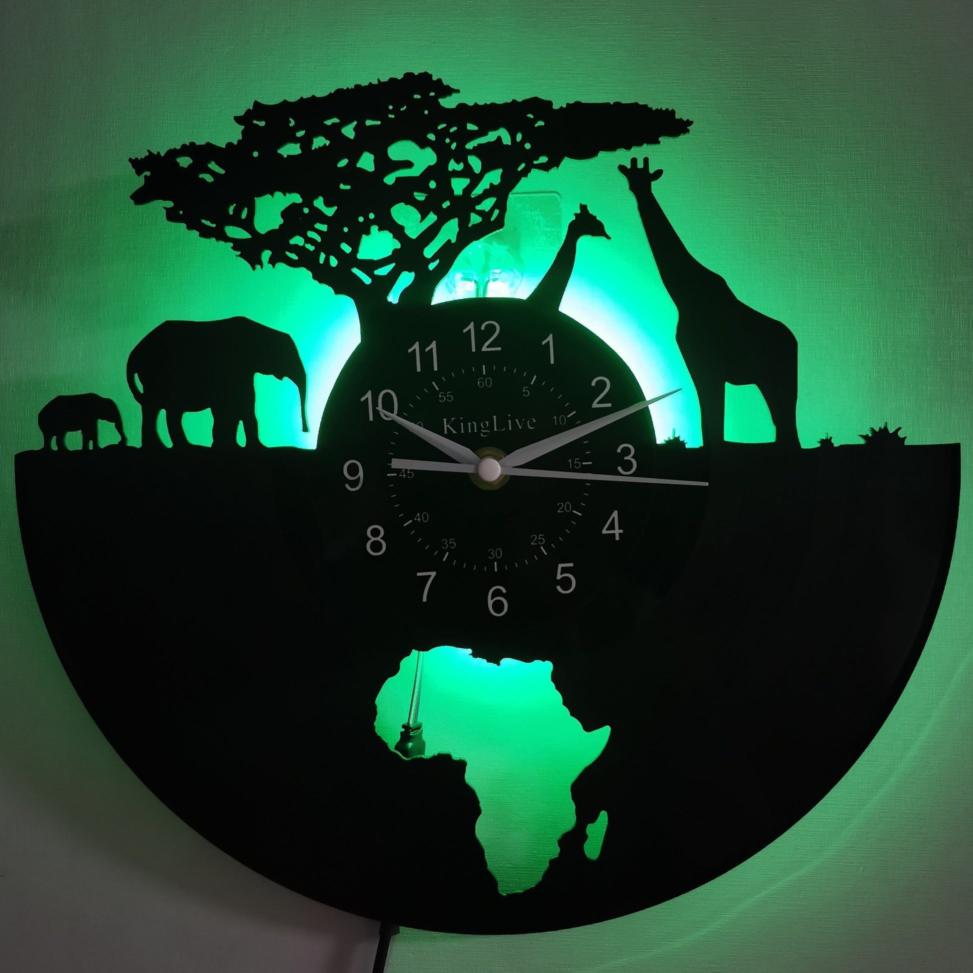 Wandklok Decoratie Stille Giraffe - Creatief Design Interieur