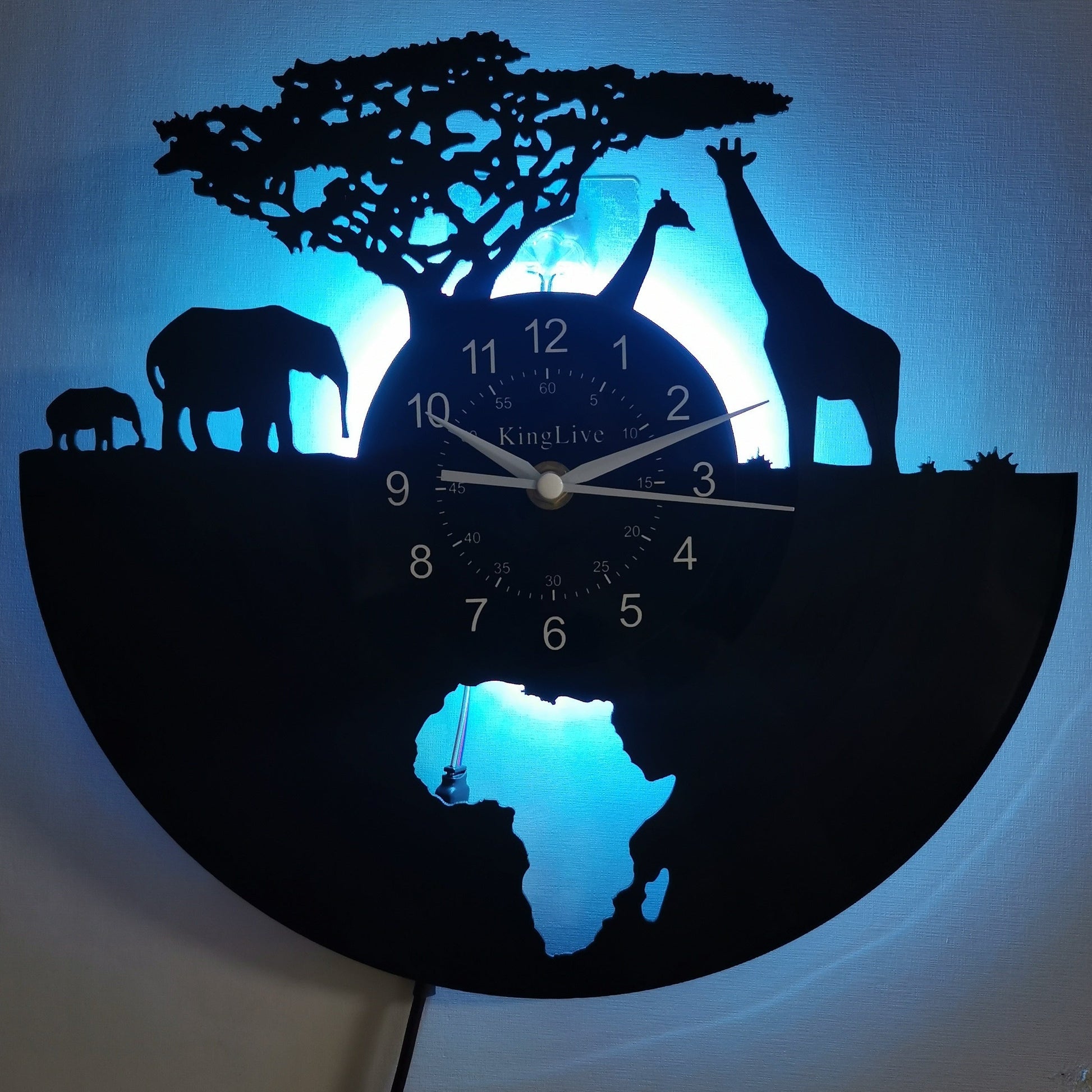 Wandklok Decoratie Stille Giraffe - Creatief Design Interieur