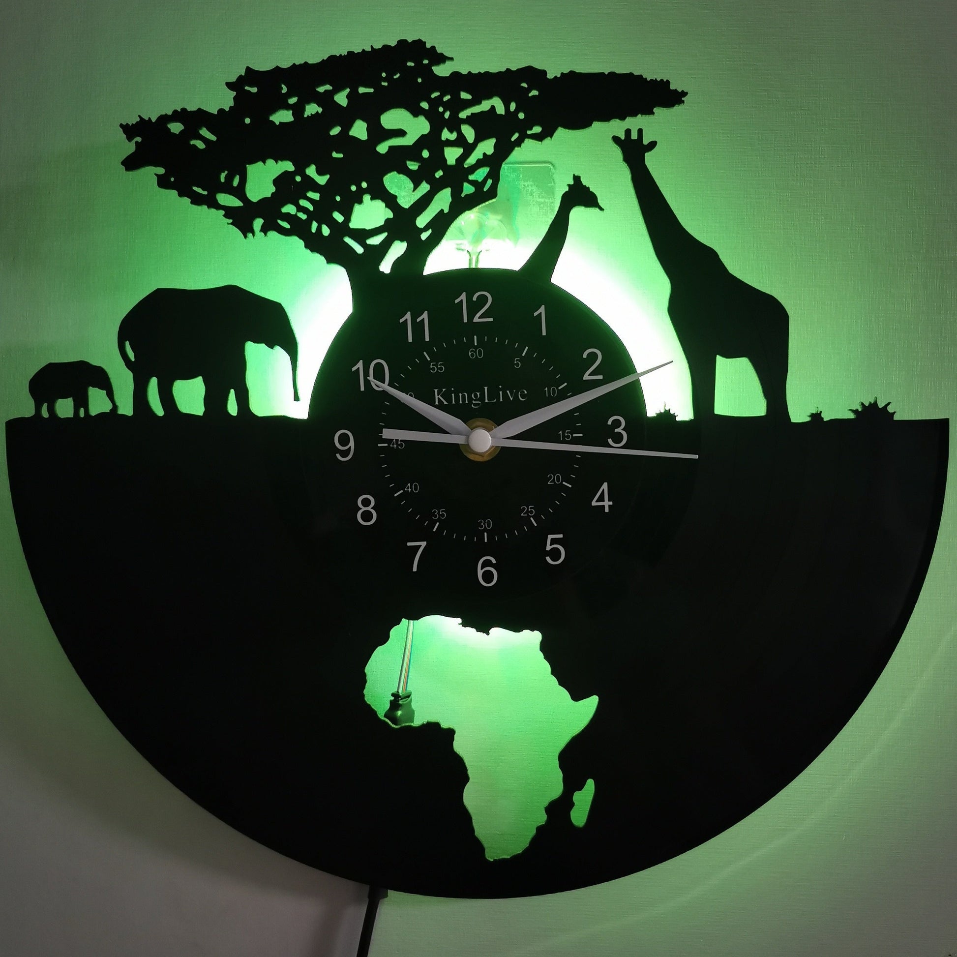 Wandklok Decoratie Stille Giraffe - Creatief Design Interieur