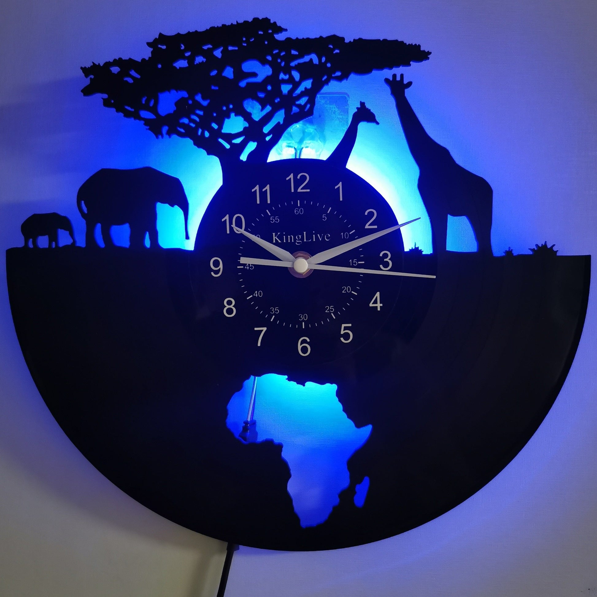 Wandklok Decoratie Stille Giraffe - Creatief Design Interieur