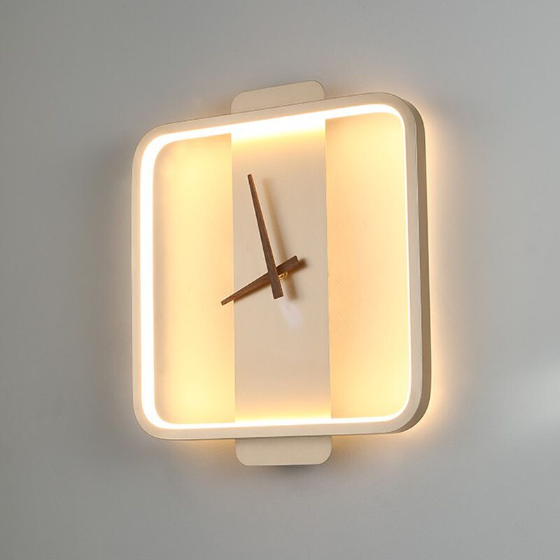 Wandlamp met Klok - Multifunctionele Verlichting Joy