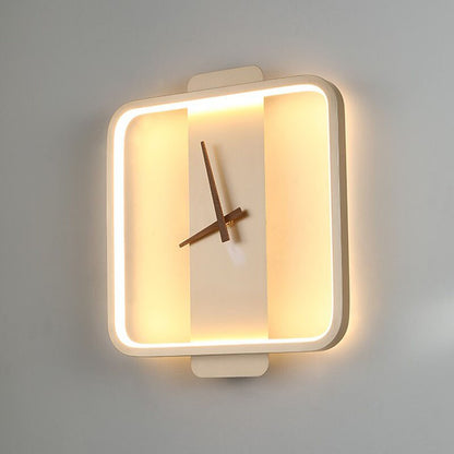 Wandlamp met Klok - Multifunctionele Verlichting Joy
