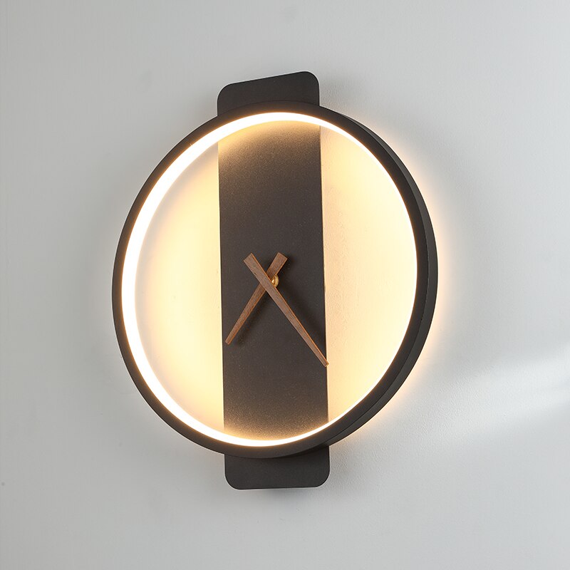 Wandlamp met Klok - Multifunctionele Verlichting Joy