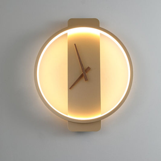Wandlamp met Klok - Multifunctionele Verlichting Joy