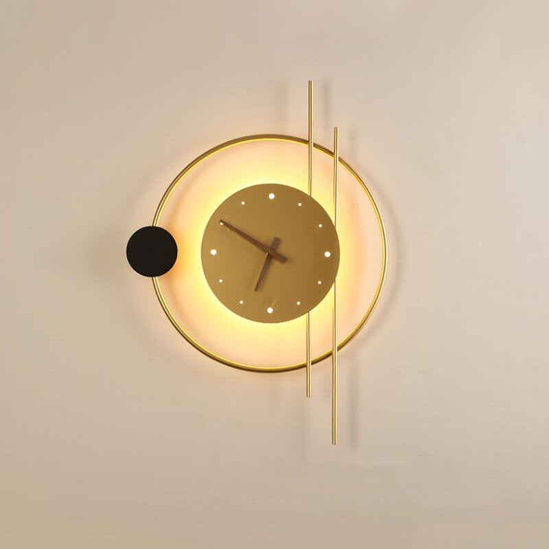 Wandlamp met Klok - Stijlvolle Tranquillo Design