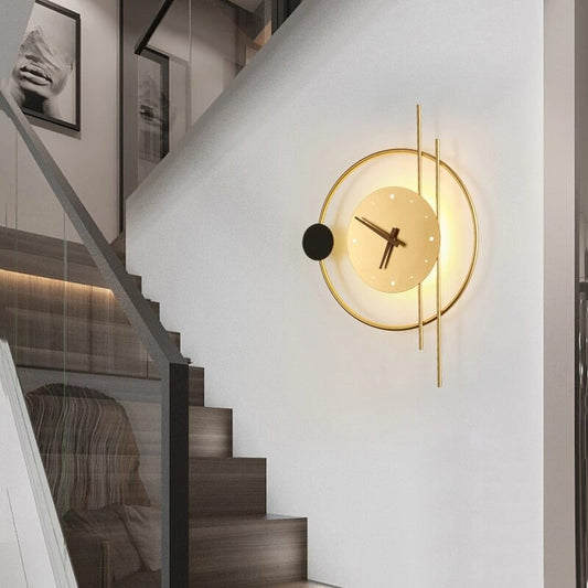 Wandlamp met Klok - Stijlvolle Tranquillo Design