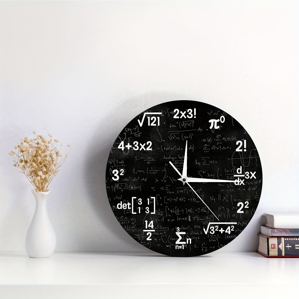 Cube Wiskundige Stijl Wandklok-DecorDutch-30 Cm-DecorDutch