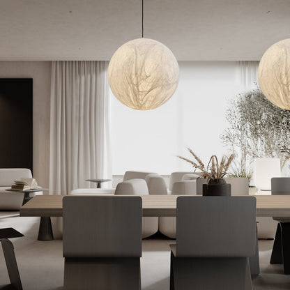 Zijde Hanglamp Verstelbare Kabel - Maanlicht Design Jorge