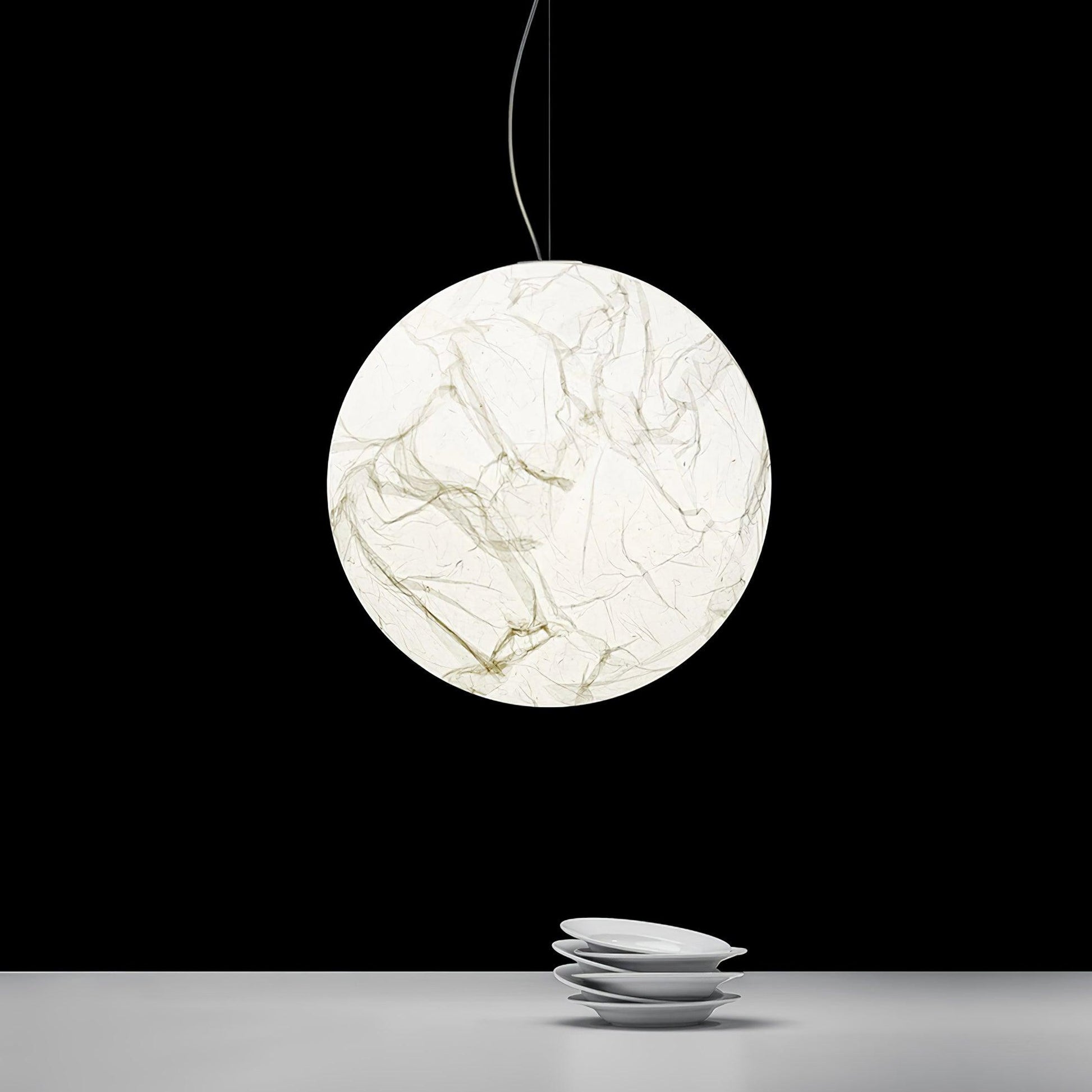 Zijde Hanglamp Verstelbare Kabel - Maanlicht Design Jorge