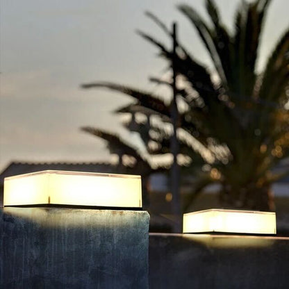 Zonne-energie Buitenlamp Waterdicht IP65 - Modern Onyx