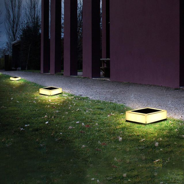 Zonne-energie Buitenlamp Waterdicht IP65 - Modern Onyx