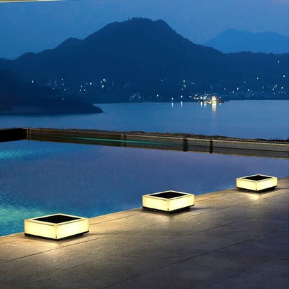 Zonne-energie Buitenlamp Waterdicht IP65 - Modern Onyx