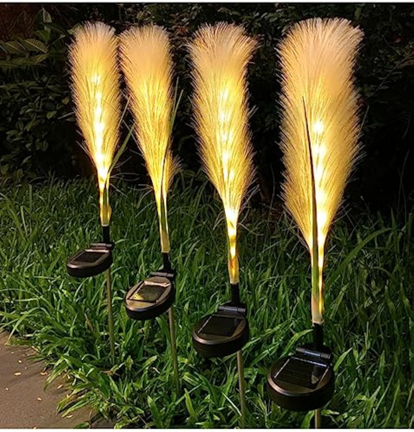 Zonne-energie Tuinlamp Rietontwerp - Natuurlijke Prohibition