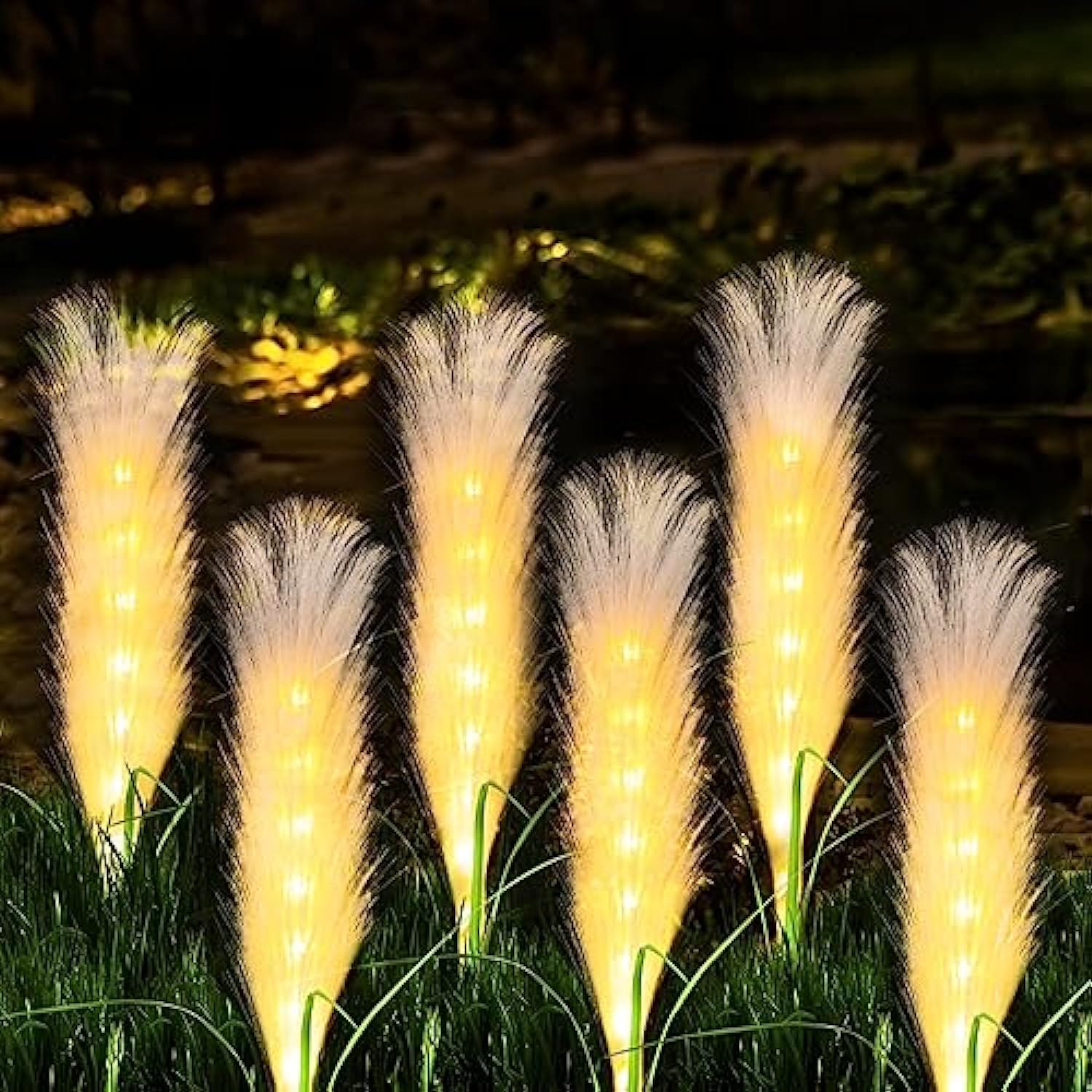 Zonne-energie Tuinlamp Rietontwerp - Natuurlijke Prohibition