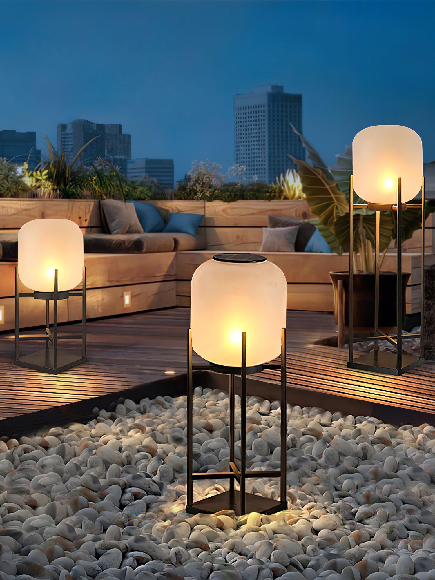 Zonne-energie Vloerlamp Waterdicht - Duurzaam Design Buiten