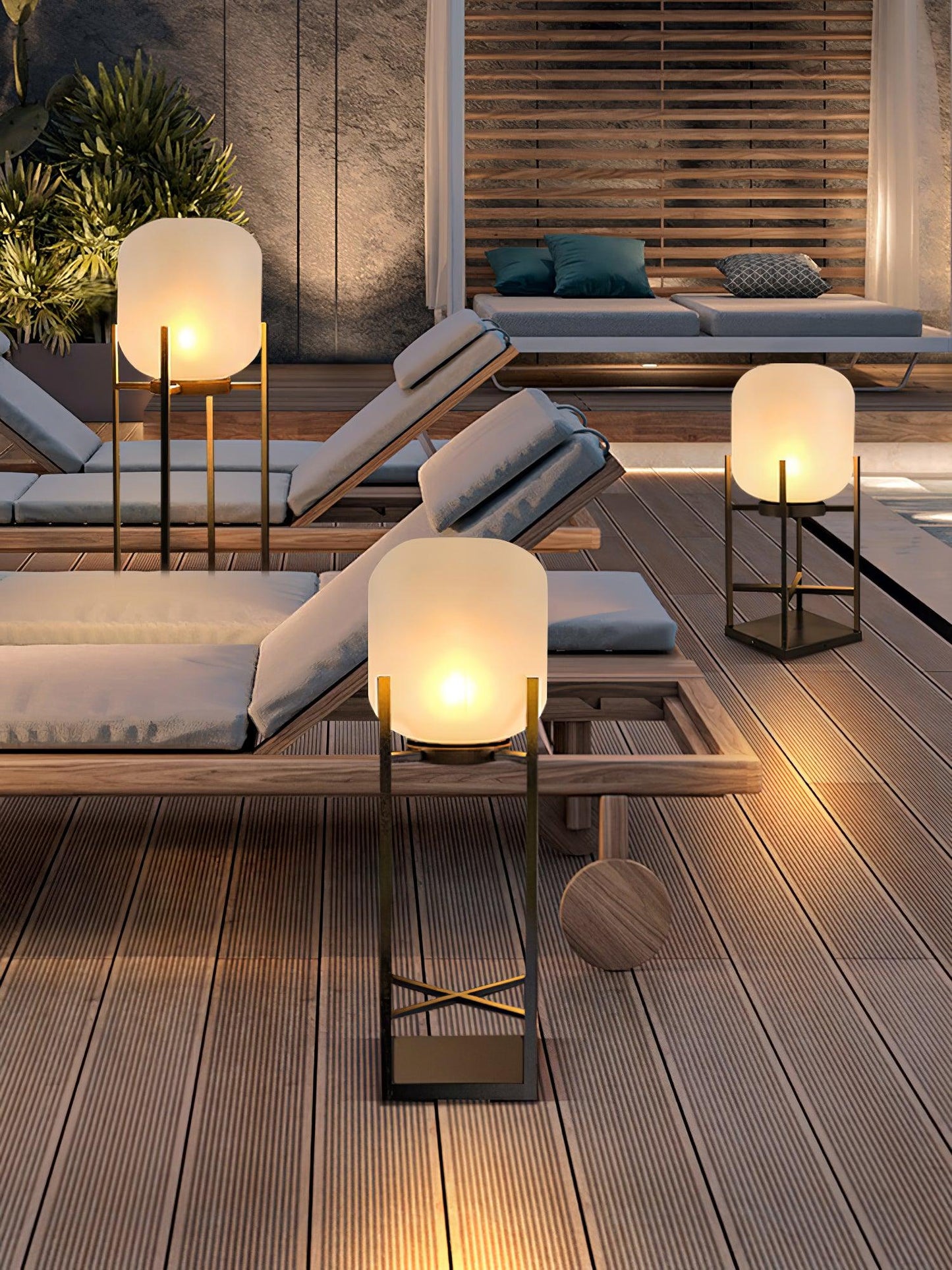 Zonne-energie Vloerlamp Waterdicht - Duurzaam Design Buiten