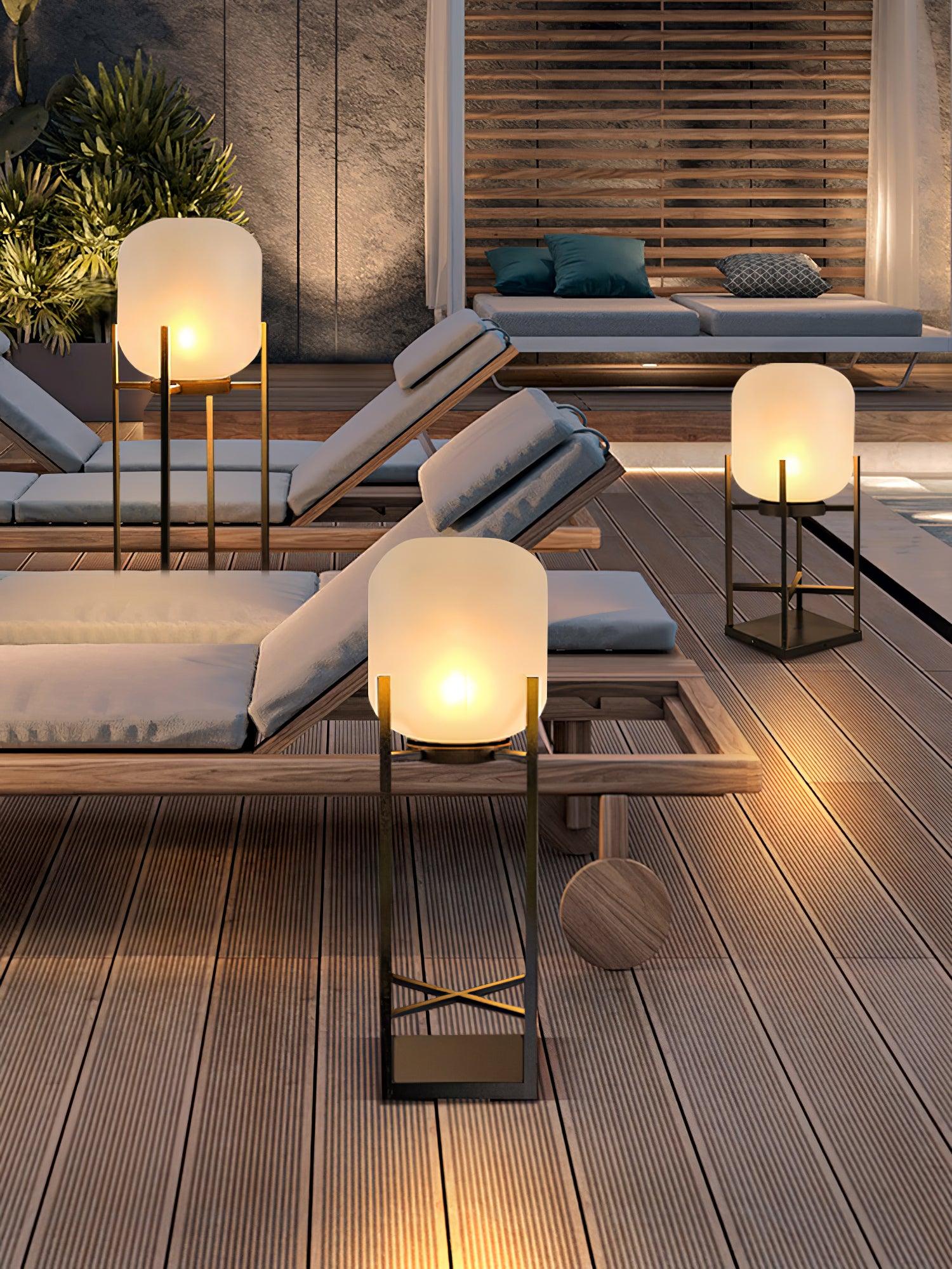 Zonne-energie Vloerlamp Waterdicht - Duurzaam Design Buiten