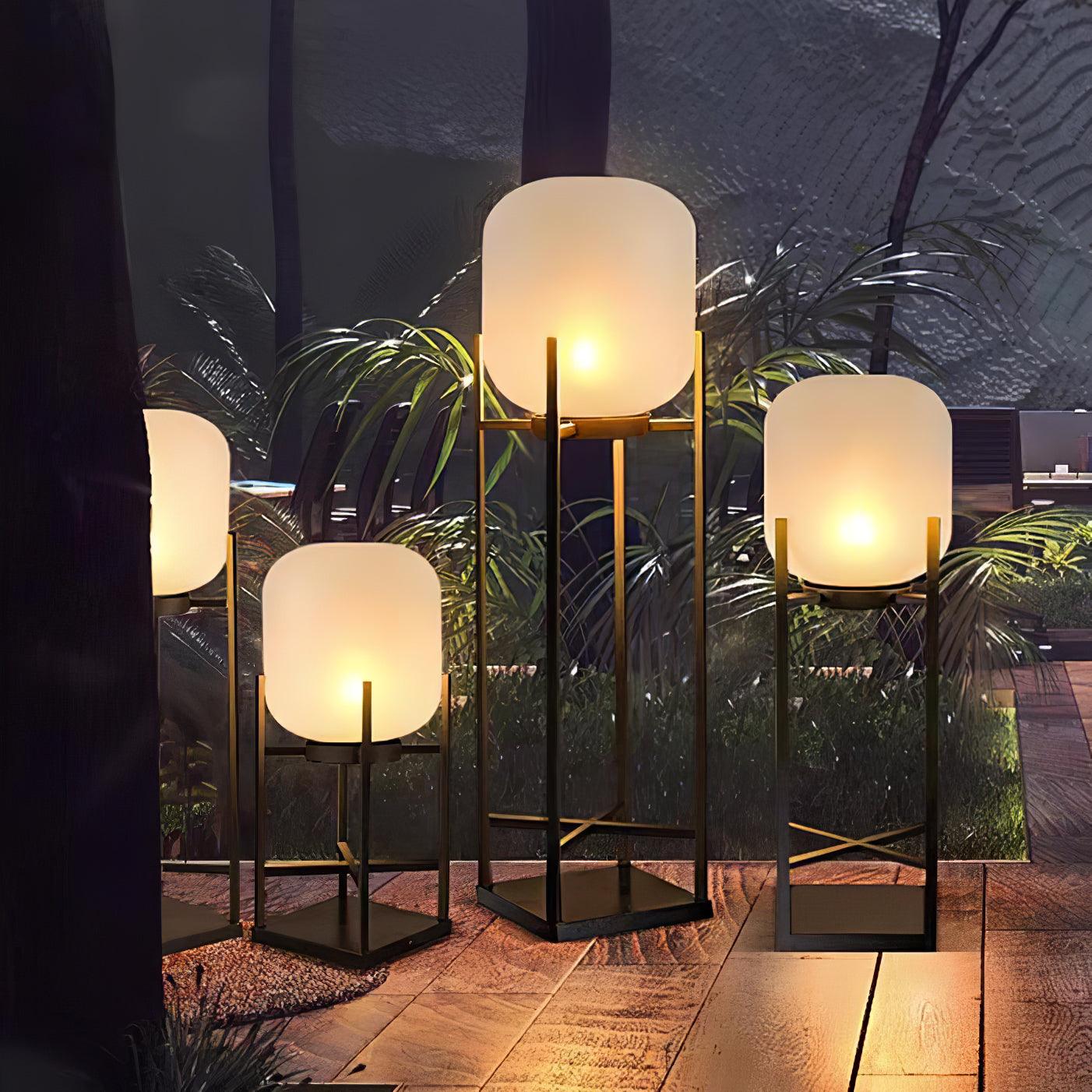 Zonne-energie Vloerlamp Waterdicht - Duurzaam Design Buiten