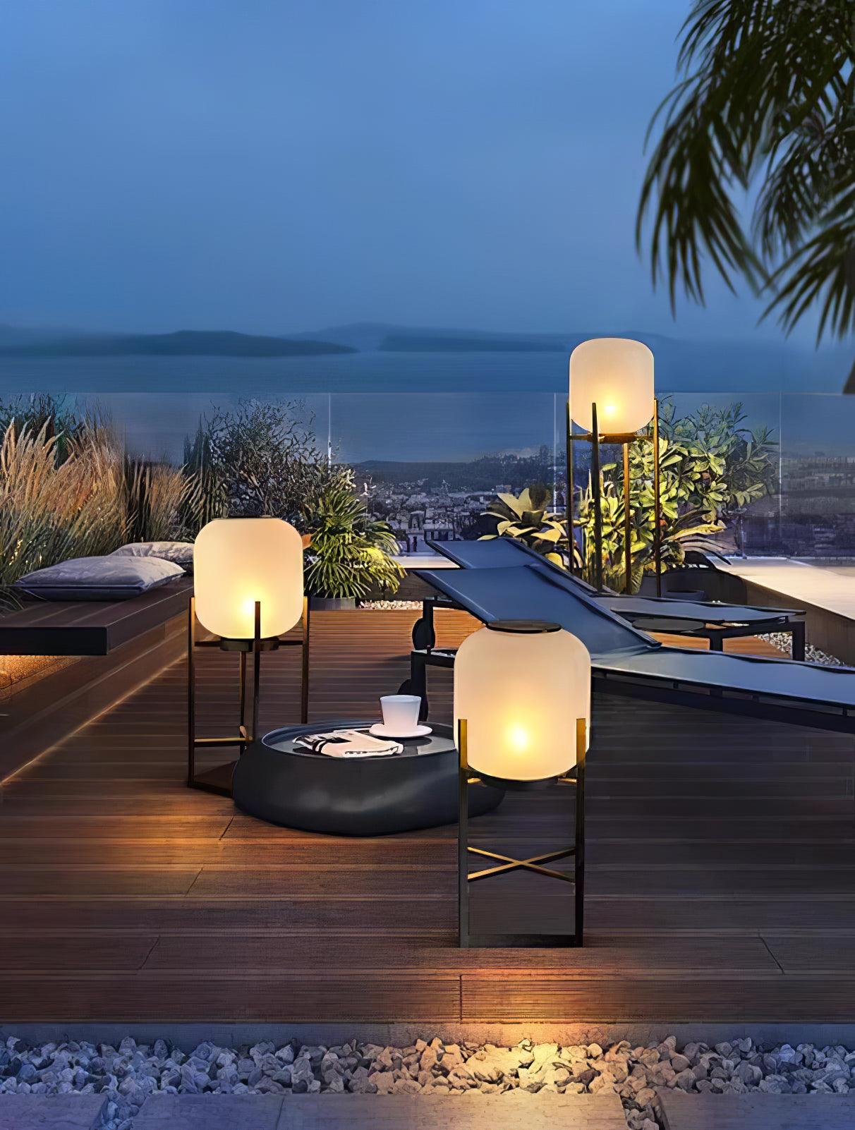Zonne-energie Vloerlamp Waterdicht - Duurzaam Design Buiten